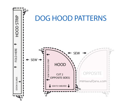 dog-hood-patterns | Mimi & Tara