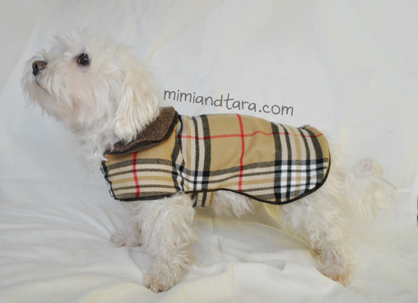 burberry dog raincoat